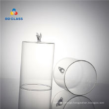 Dust proof glass cover, Cloche en verre Multi-Fuctionnal Clear Glass Dome Food Cover, glass cake cover for gift decoration